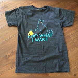 I Do What I Want Cat tee